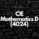 Cambridge O Level & IGCSE Mathematics D