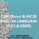 Cambridge O level & IGCSE English Coaching
